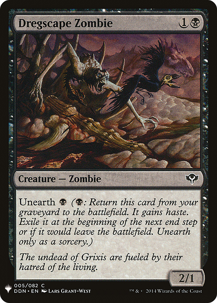 Dregscape Zombie (LIST-DDN-5) - The List