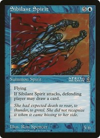 Sibilant Spirit (Oversized) [Oversize Cards] | The CG Realm