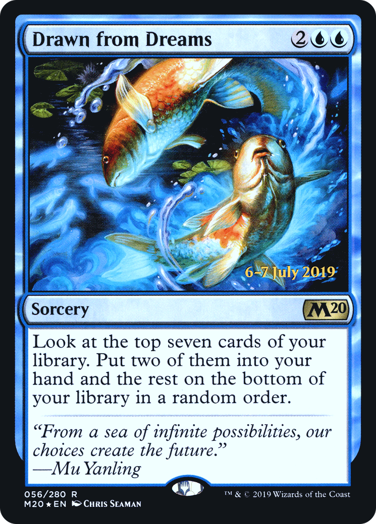 Drawn from Dreams (PRE-56S) - Core Set 2020 Promos Foil