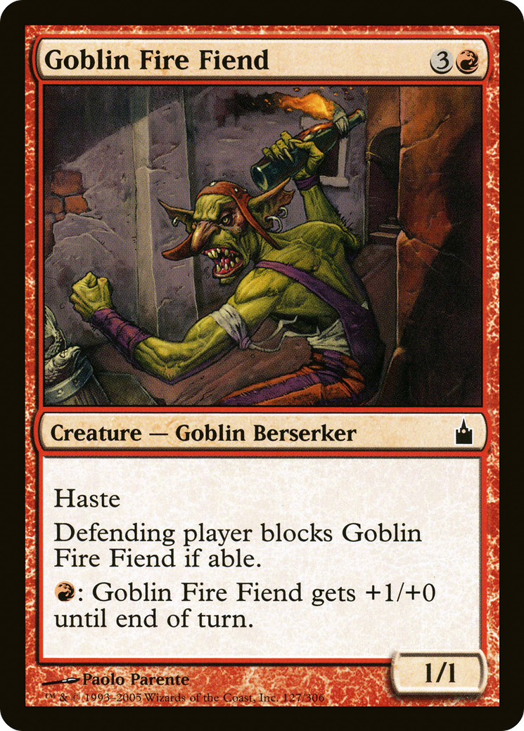 Goblin Fire Fiend (RAV-127) - Ravnica: City of Guilds