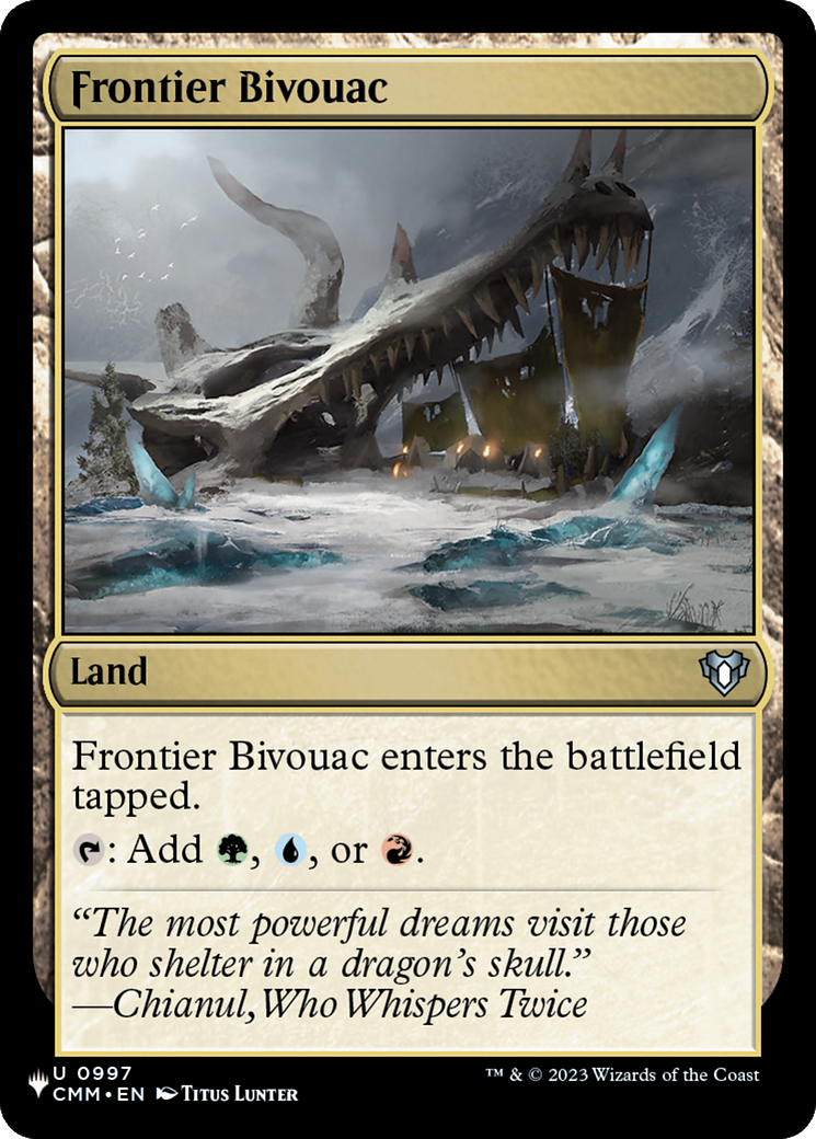 Frontier Bivouac (CMM) [The List] | The CG Realm