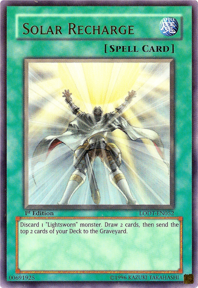 Solar Recharge [LODT-EN052] Ultra Rare | The CG Realm