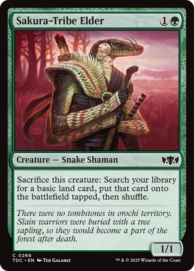 Sakura-Tribe Elder [Tarkir: Dragonstorm Commander] | The CG Realm