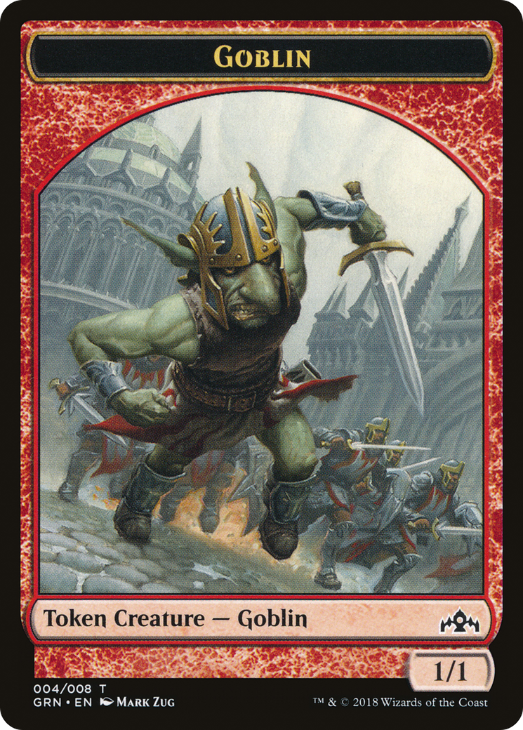 Goblin // Soldier (006) Double-Sided Token (GR1-4 // 6) - GRN Guild Kit Tokens