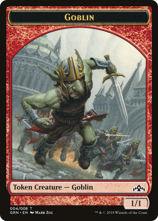 Goblin // Soldier (006) Double-Sided Token (GR1-4 // 6) - GRN Guild Kit Tokens