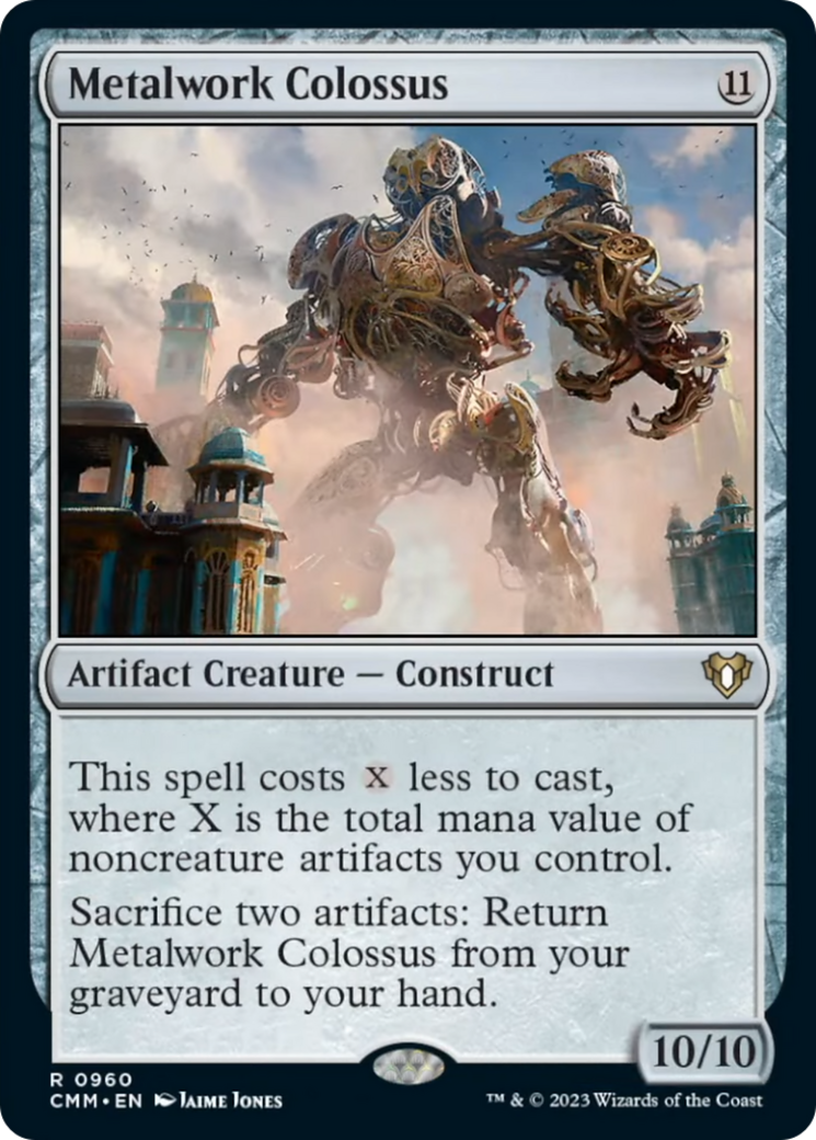 Metalwork Colossus [Commander Masters] | The CG Realm