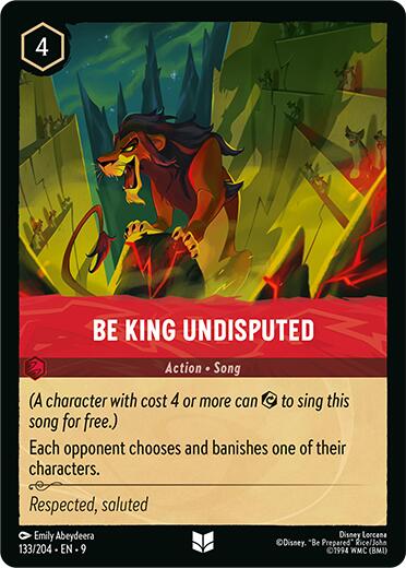 Be King Undisputed (133/204) [Fabled] | The CG Realm