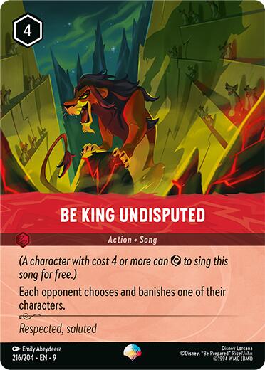Be King Undisputed (Epic) (216/204) [Fabled] | The CG Realm