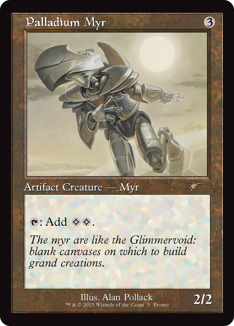 Palladium Myr (Retro Frame) [Standard Showdown Promos] | The CG Realm