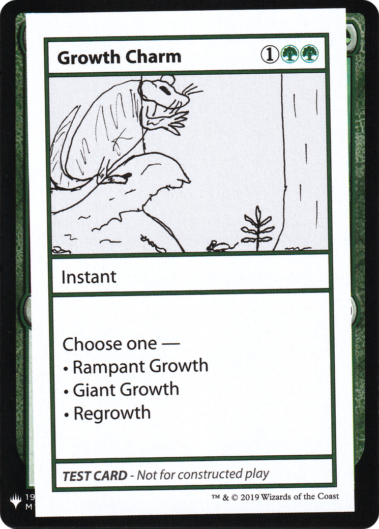 Growth Charm (CMB1-) - Mystery Booster Playtest Cards 2019