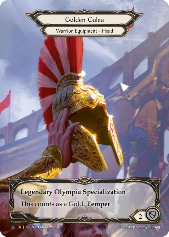 Golden Galea (Marvel) [SUP247] (Super Slam)  Cold Foil | The CG Realm