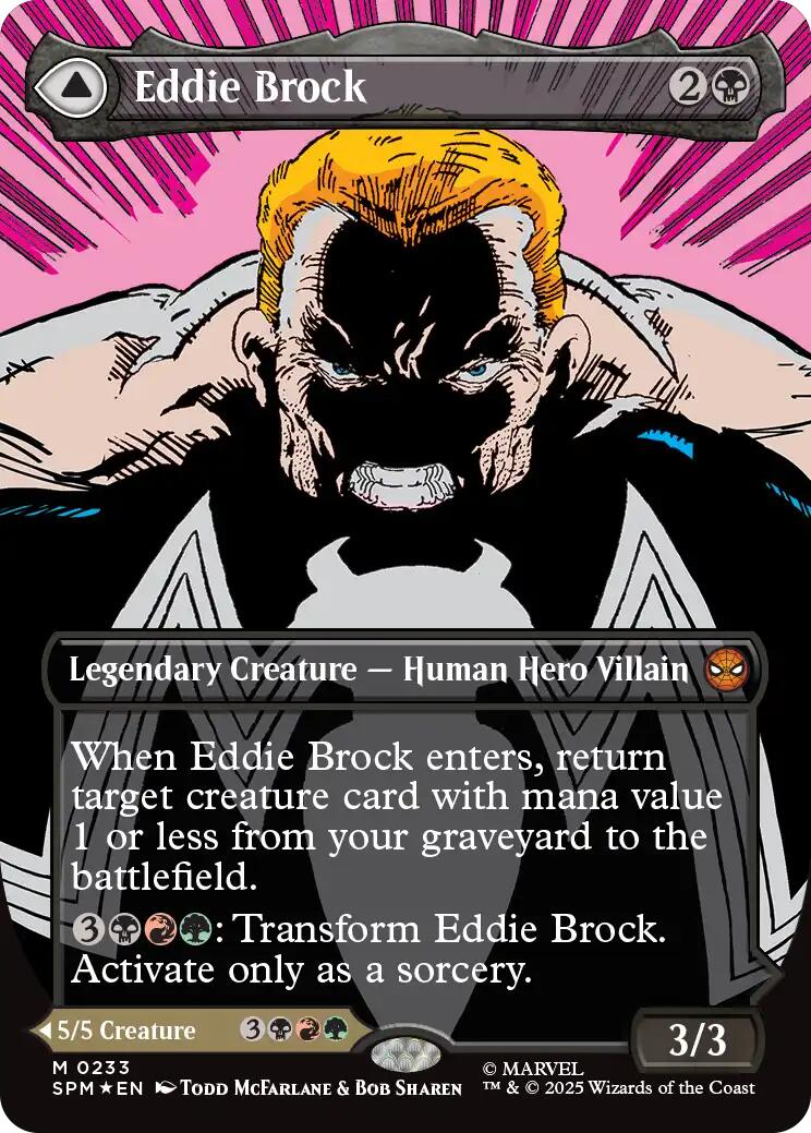 Eddie Brock (0233) (Borderless) [Marvel's Spider-Man] | The CG Realm