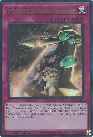 Destruction Sword Memories (MP25-EN281) - 2025 Mega-Pack 1st Edition