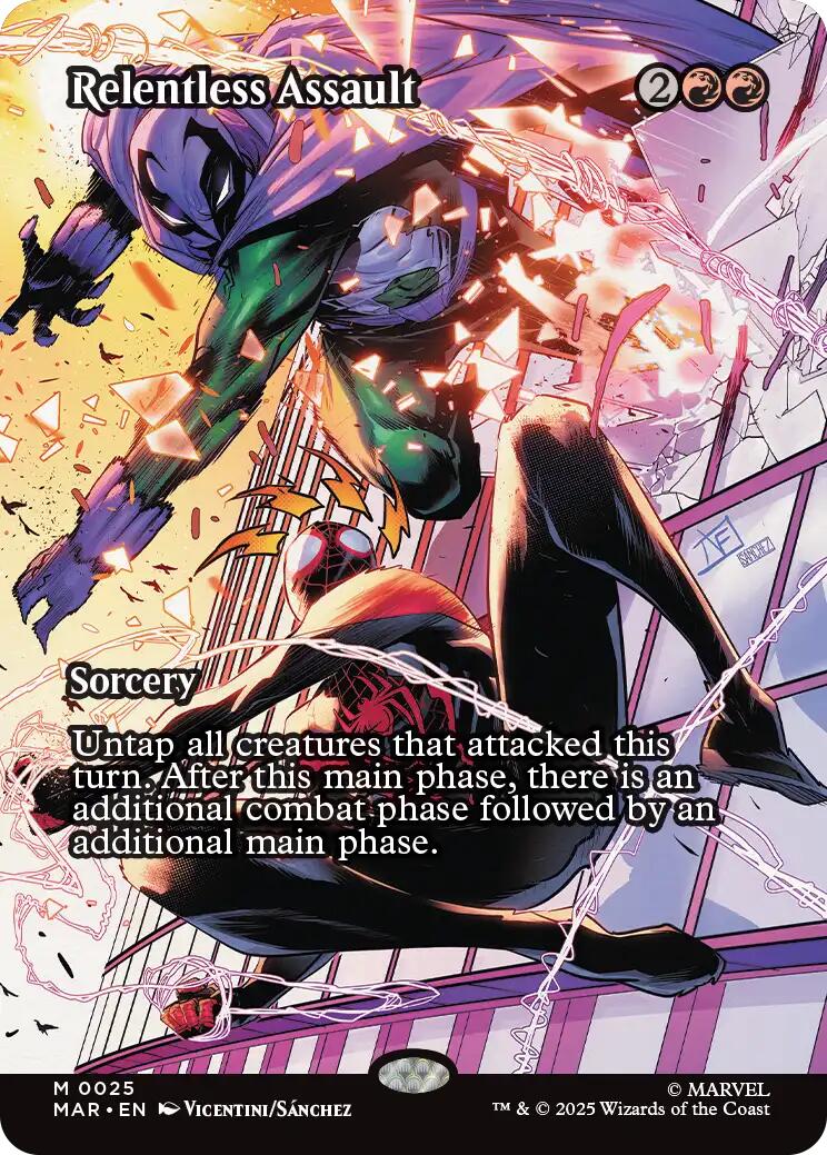 Relentless Assault (Borderless) [Marvel's Spider-Man: Eternal-Legal] | The CG Realm