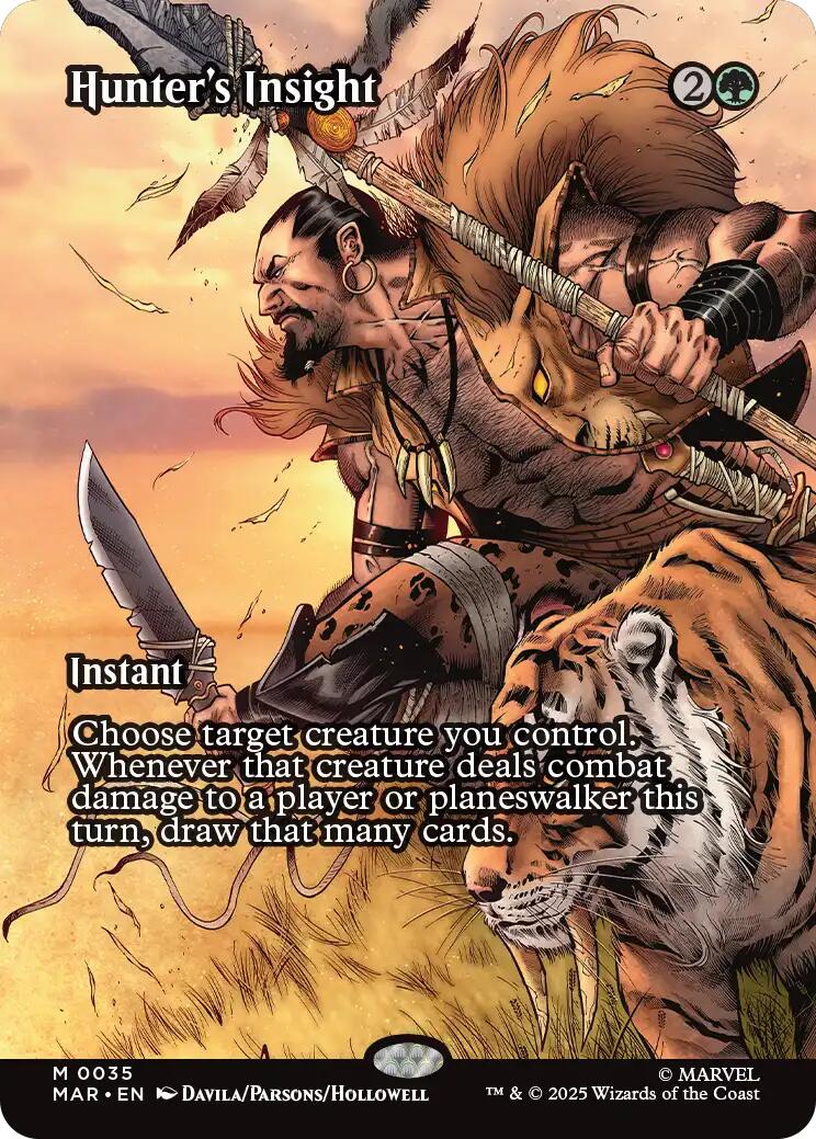 Hunter's Insight (Borderless) [Marvel Universe: Eternal-Legal] | The CG Realm