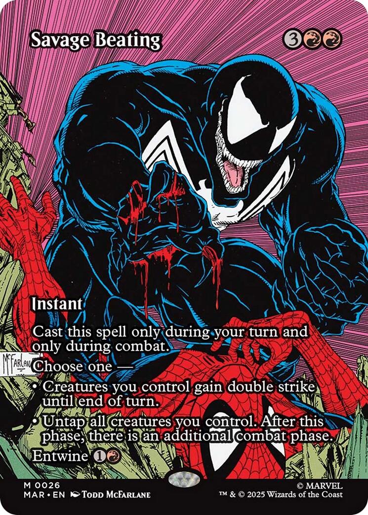Savage Beating (Borderless) [Marvel Universe: Eternal-Legal] | The CG Realm