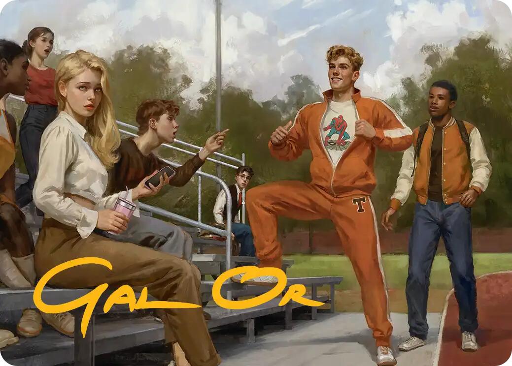 Flash Thompson, Spider-Fan Art Card (Gold-Stamped Signature) [Marvel's Spider-Man Art Series] | The CG Realm