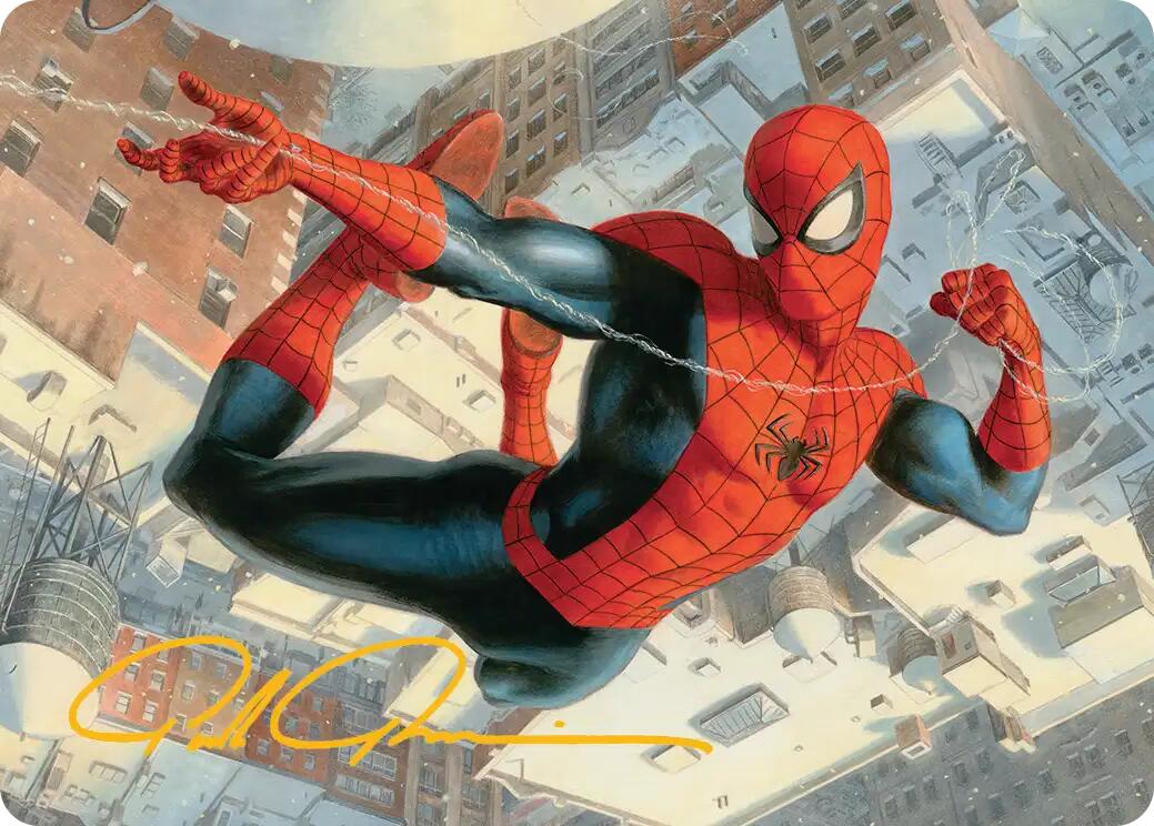 Spider-Man, Peter Parker Art Card (Gold-Stamped Signature) [Marvel's Spider-Man Art Series] | The CG Realm