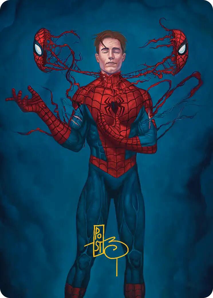 Secret Identity Art Card (Gold-Stamped Signature) [Marvel's Spider-Man Art Series] | The CG Realm