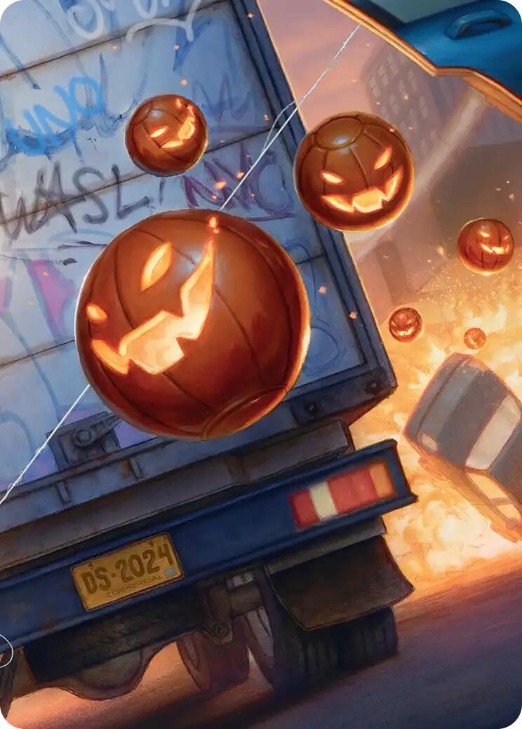 Pumpkin Bombs Art Card [Marvel's Spider-Man Art Series] | The CG Realm