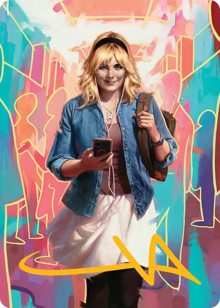 Gwen Stacy Art Card (Gold-Stamped Signature) (13/54) [Marvel's Spider-Man Art Series] | The CG Realm