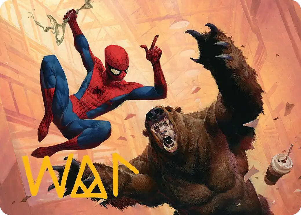 Wisecrack Art Card (Gold-Stamped Signature) [Marvel's Spider-Man Art Series] | The CG Realm