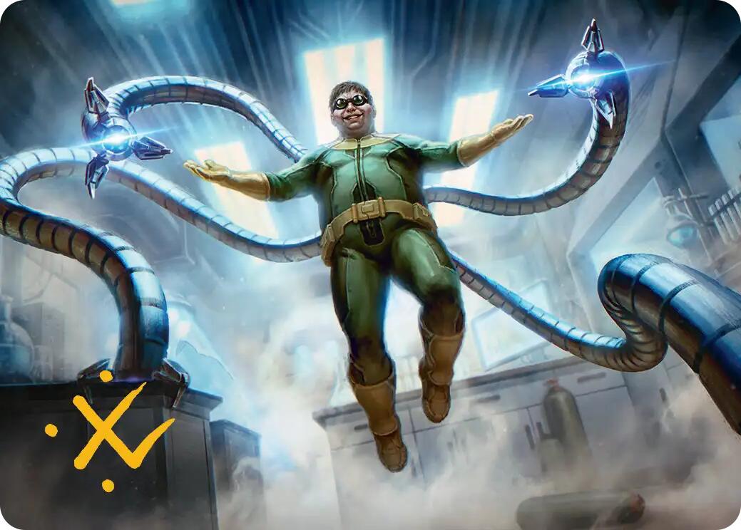 Doctor Octopus, Master Planner Art Card (25/54) (Gold-Stamped Signature) [Marvel's Spider-Man Art Series] | The CG Realm