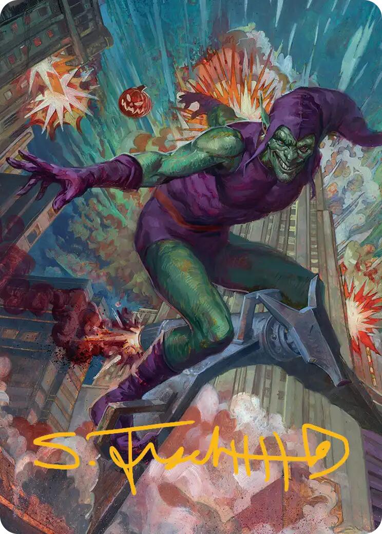 Green Goblin Art Card (26/54) (Gold-Stamped Signature) [Marvel's Spider-Man Art Series] | The CG Realm