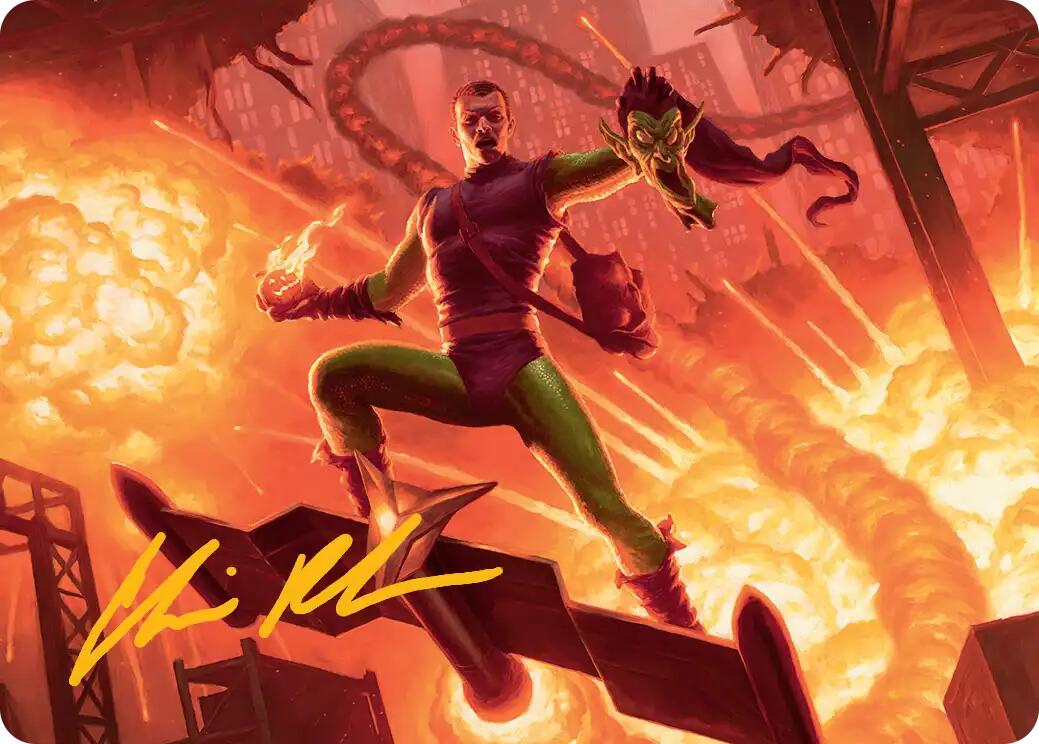 Green Goblin, Revenant Art Card (Gold-Stamped Signature) [Marvel's Spider-Man Art Series] | The CG Realm