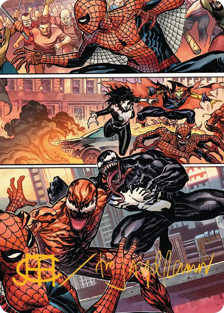 Maximum Carnage Art Card (Gold-Stamped Signature) [Marvel's Spider-Man Art Series] | The CG Realm