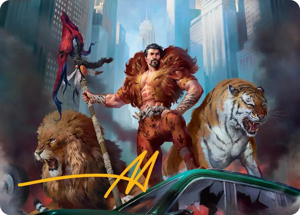 Kraven, Proud Predator Art Card (Gold-Stamped Signature) [Marvel's Spider-Man Art Series] | The CG Realm