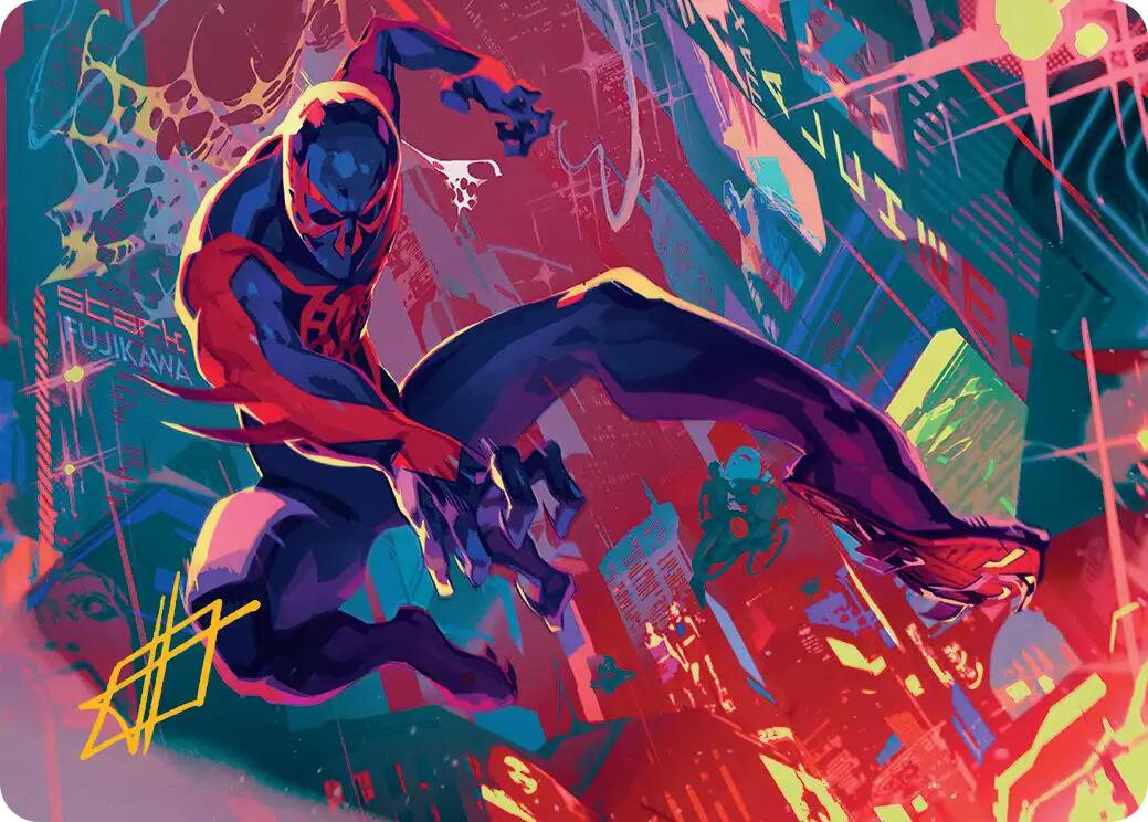 Spider-Man 2099 Art Card (Gold-Stamped Signature) [Marvel's Spider-Man Art Series] | The CG Realm