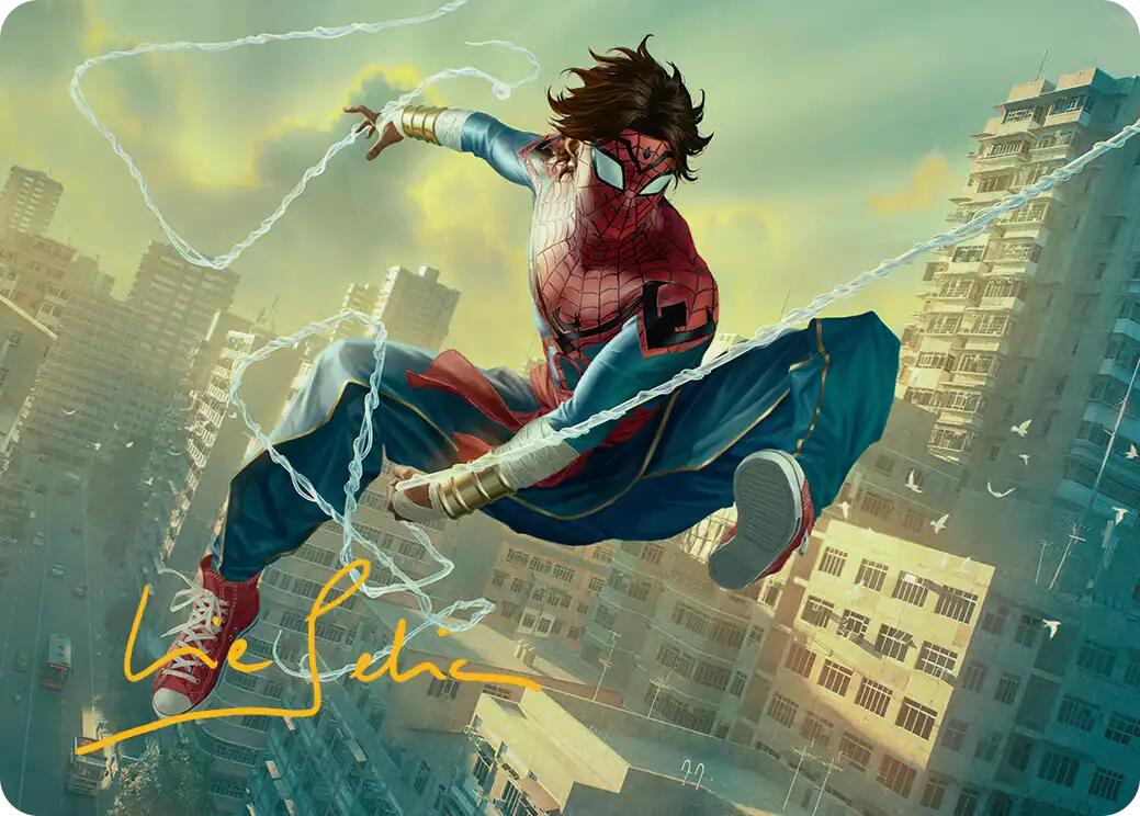 Spider-Man India Art Card (Gold-Stamped Signature) [Marvel's Spider-Man Art Series] | The CG Realm