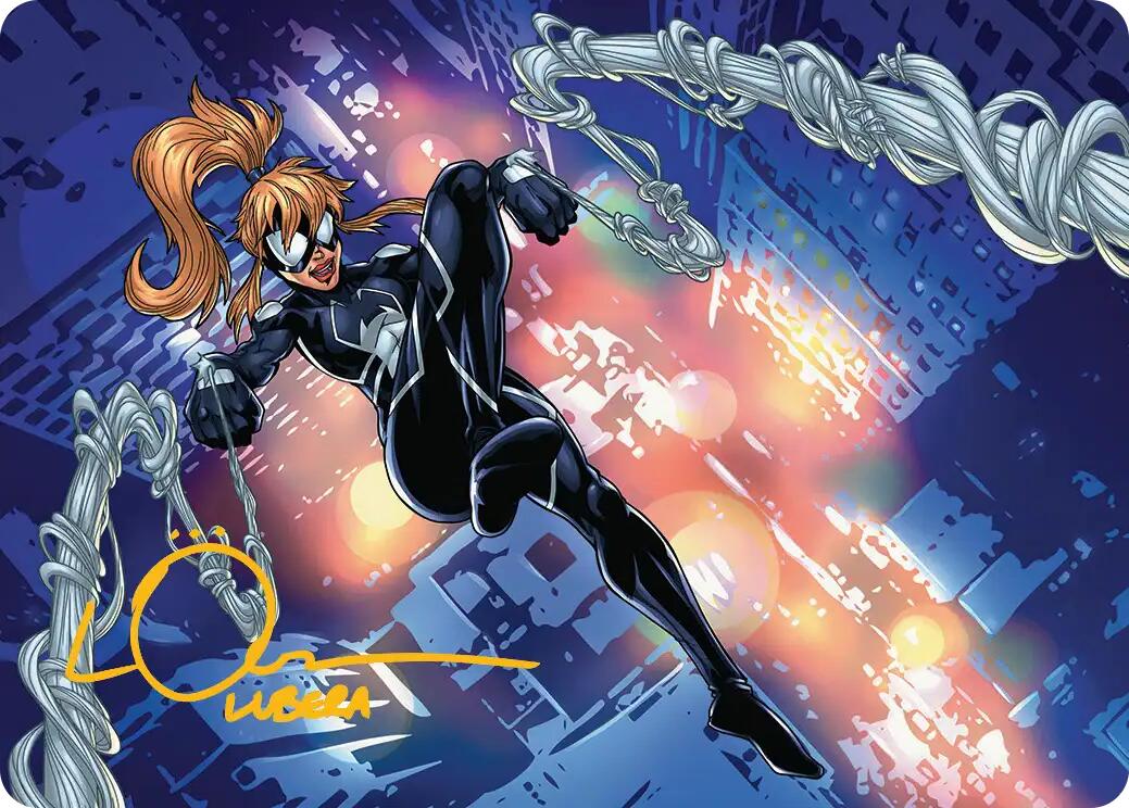 Arana, Heart of the Spider Art Card (Gold-Stamped Signature) [Marvel's Spider-Man Art Series] | The CG Realm