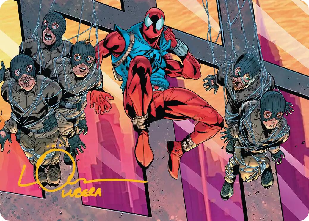 Scarlet Spider, Ben Reilly Art Card (Gold-Stamped Signature) [Marvel's Spider-Man Art Series] | The CG Realm