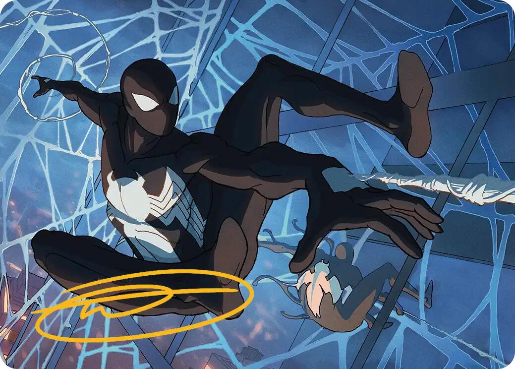 Symbiote Spider-Man Art Card (Gold-Stamped Signature) [Marvel's Spider-Man Art Series] | The CG Realm