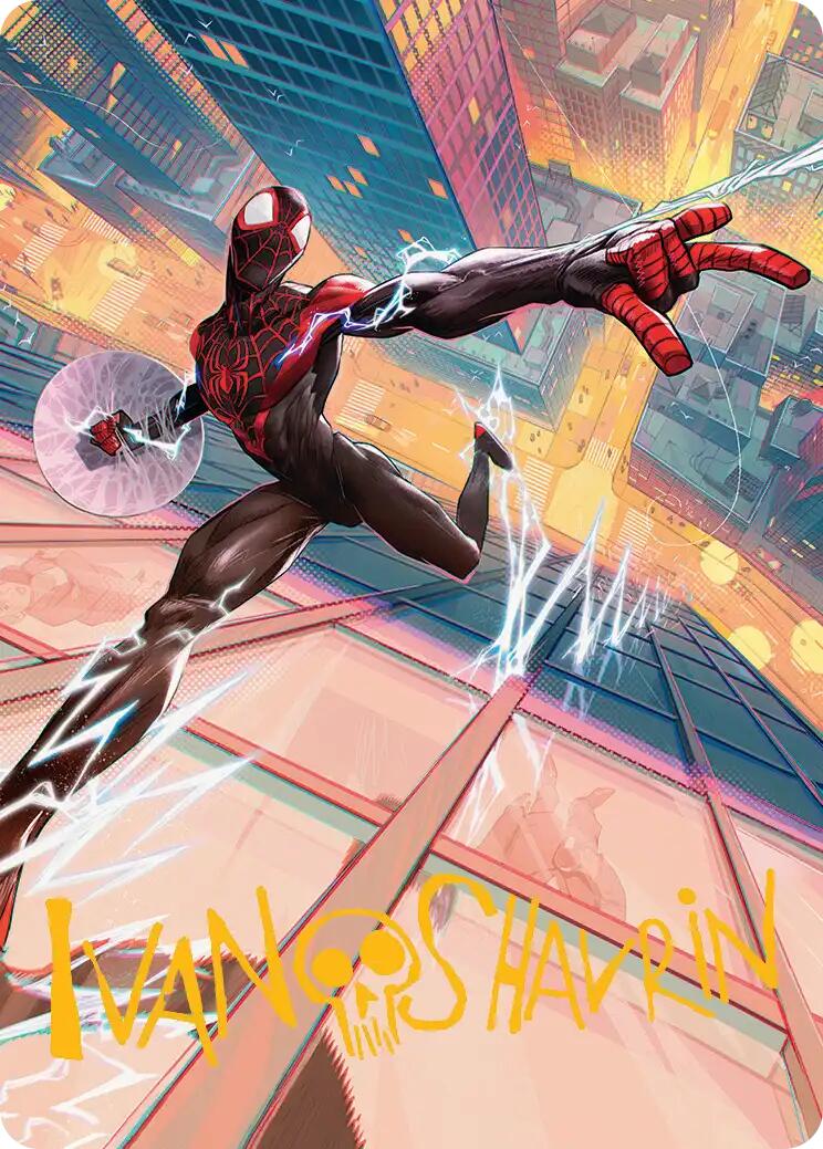 Ultimate Spider-Man Art Card (Gold-Stamped Signature) [Marvel's Spider-Man Art Series] | The CG Realm
