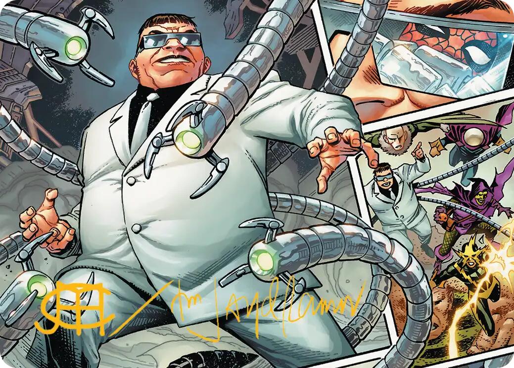 Doctor Octopus, Master Planner Art Card (48/54) (Gold-Stamped Signature) [Marvel's Spider-Man Art Series] | The CG Realm