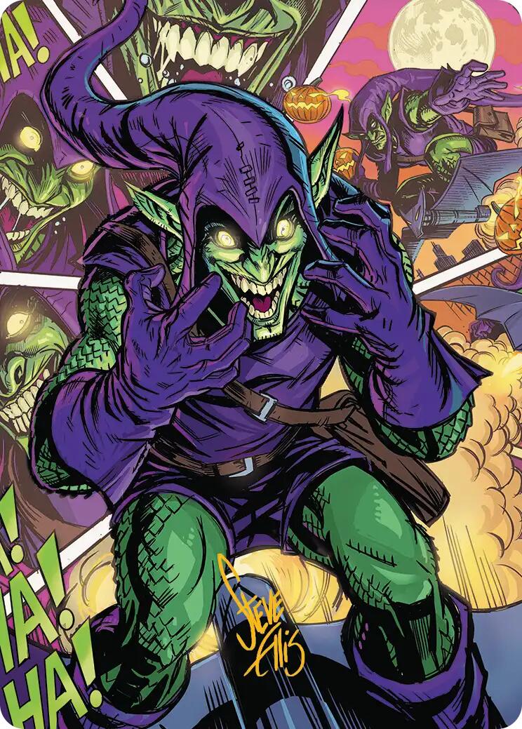 Green Goblin Art Card (49/54) (Gold-Stamped Signature) [Marvel's Spider-Man Art Series] | The CG Realm