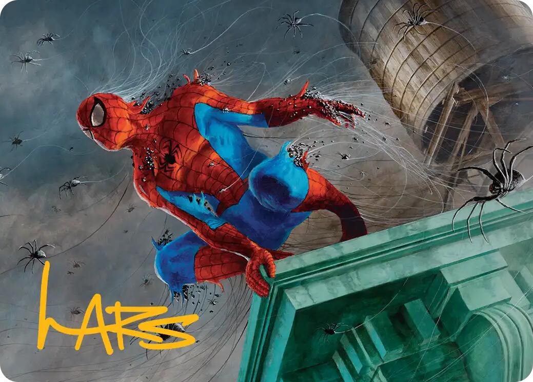 Spiders-Man, Heroic Horde Art Card (Gold-Stamped Signature) [Marvel's Spider-Man Art Series] | The CG Realm