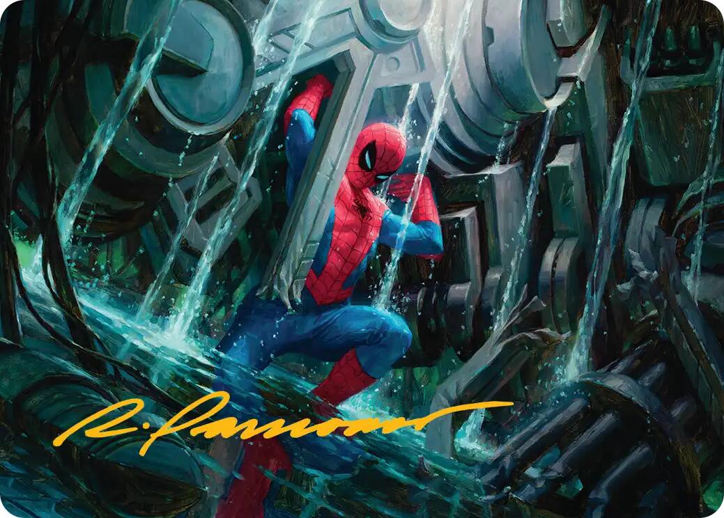 Strength of Will Art Card (Gold-Stamped Signature) [Marvel's Spider-Man Art Series] | The CG Realm