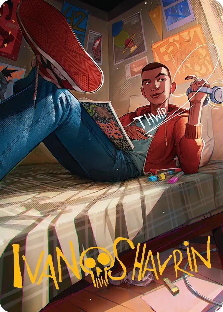 Miles Morales Art Card (Gold-Stamped Signature) [Marvel's Spider-Man Art Series] | The CG Realm
