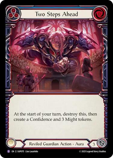 Two Steps Ahead [SUP075] (Super Slam)  Rainbow Foil | The CG Realm