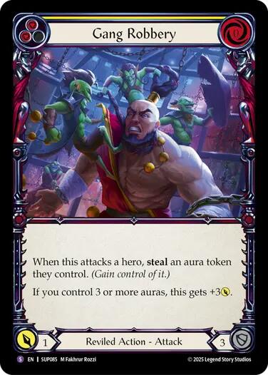 Gang Robbery [SUP085] (Super Slam)  Rainbow Foil | The CG Realm