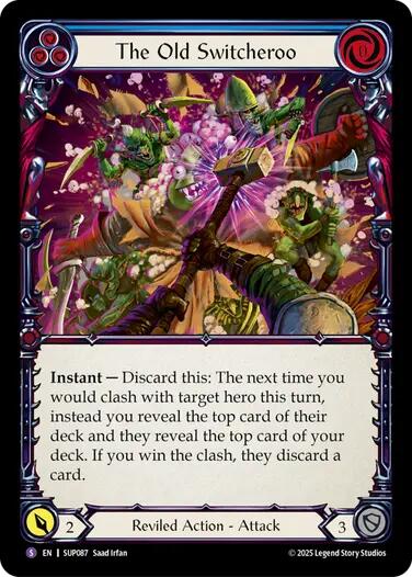 The Old Switcheroo [SUP087] (Super Slam)  Rainbow Foil | The CG Realm