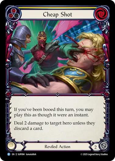 Cheap Shot [SUP094] (Super Slam)  Rainbow Foil | The CG Realm