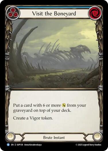 Visit the Boneyard [SUP139] (Super Slam)  Rainbow Foil | The CG Realm