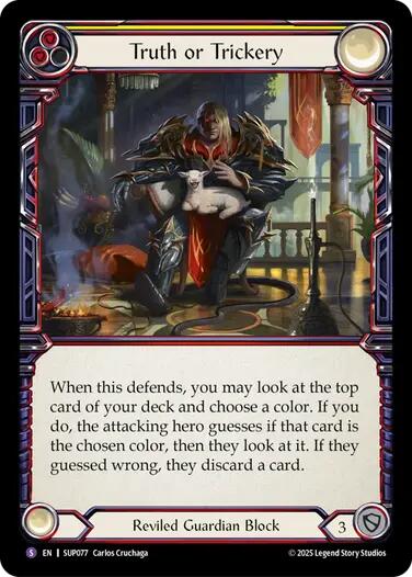 Truth or Trickery [SUP077] (Super Slam)  Rainbow Foil | The CG Realm