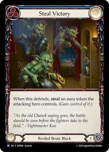 Steal Victory [SUP069] (Super Slam)  Rainbow Foil | The CG Realm