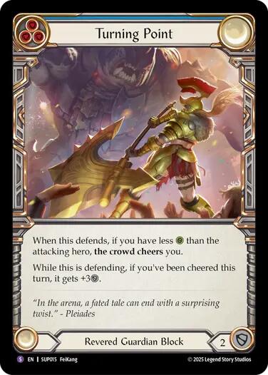 Turning Point [SUP015] (Super Slam)  Rainbow Foil | The CG Realm